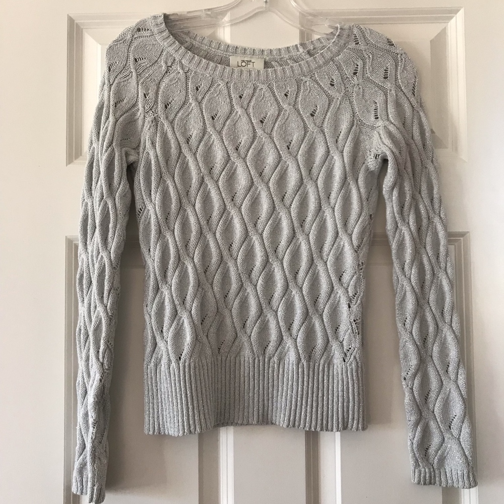 LOFT Cable Sweater